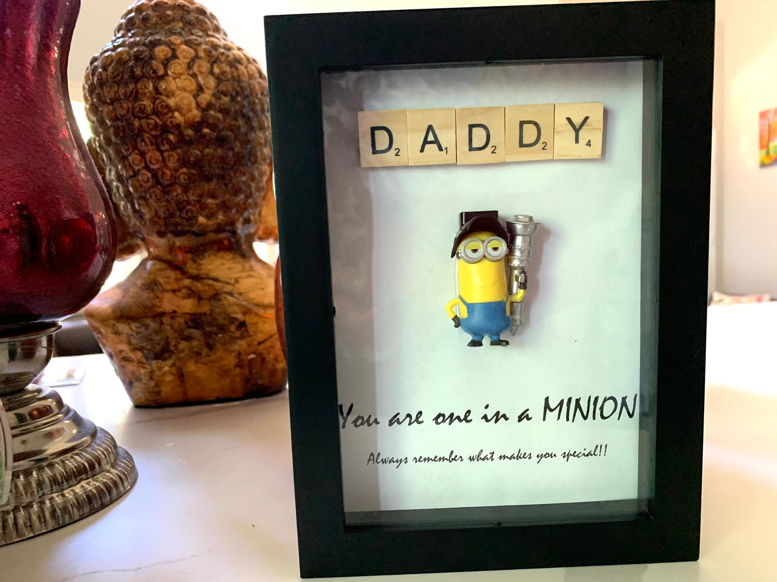 Personalized Minions shadow box frame Despicable Me | Etsy