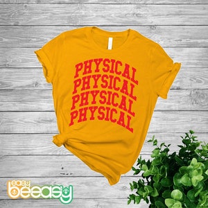 Dua lipa physical t shirt cheap