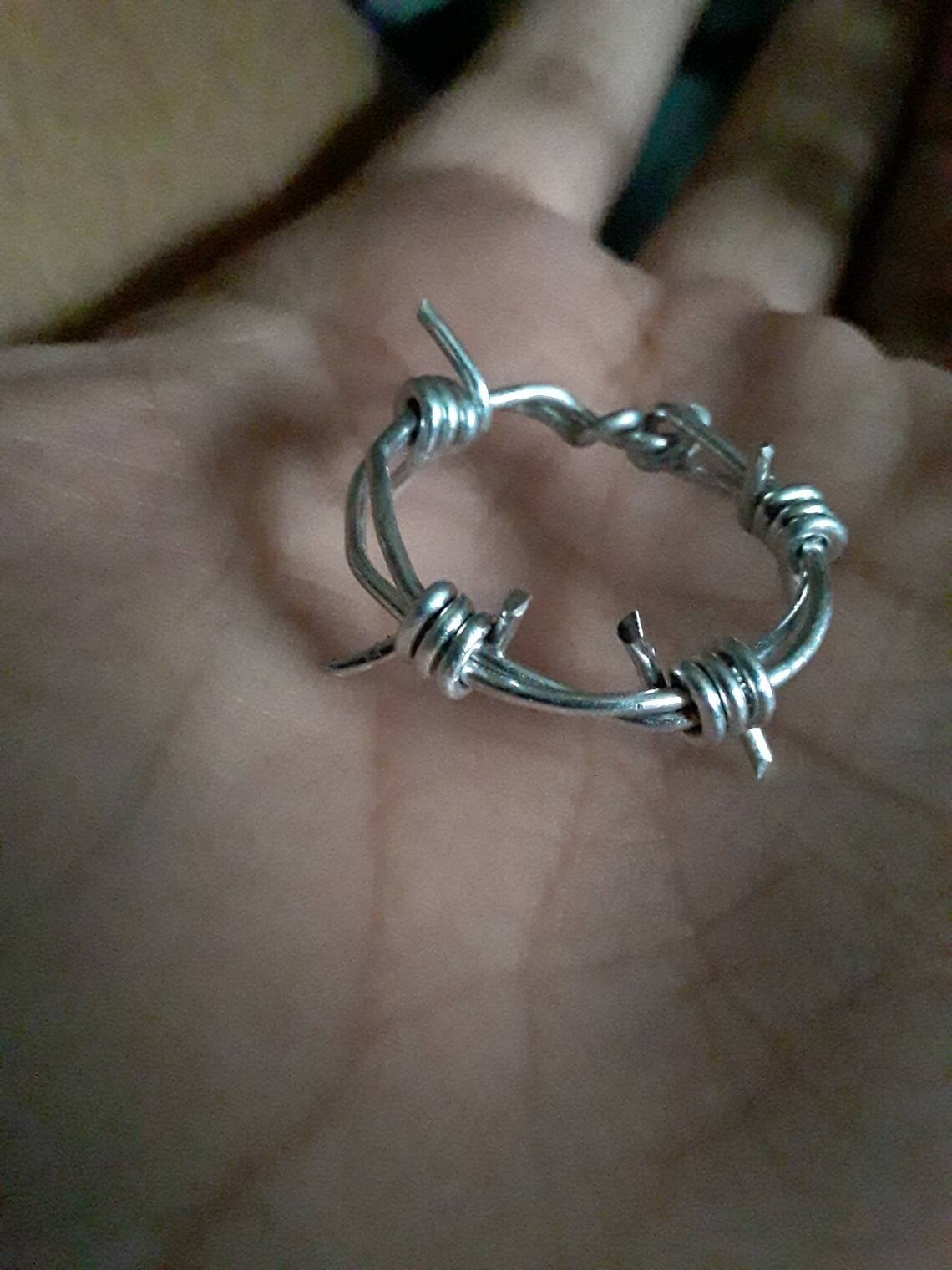 Barbed Wire Ring Etsy
