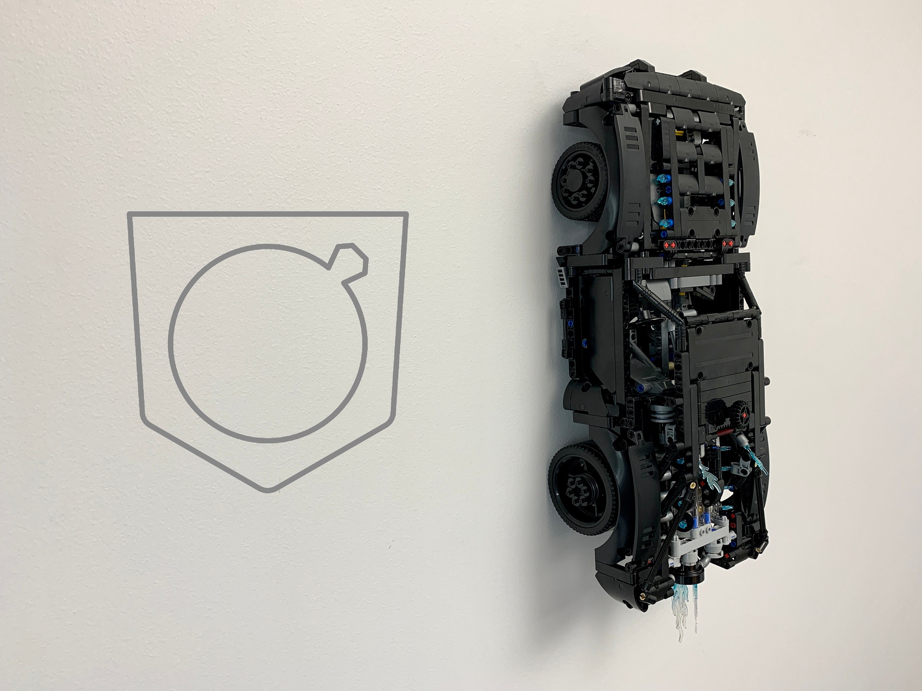 Support mural pour LEGO Technic Batmobile 42127 * Support d'exposition mural voiture * Display stand mural pour LEGO