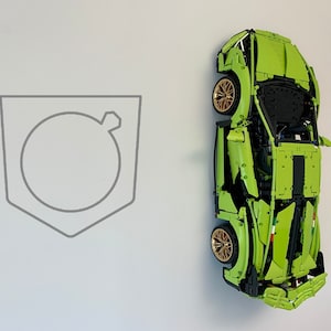 Wall mount for Lego Technic Lamborghini Sián FKP 37 42115