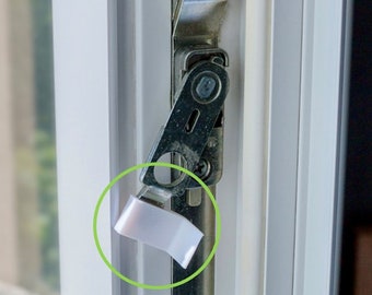 Pestañas largas de plástico antimanipulación para ventanas oscilobatientes – Repuestos para ventanas