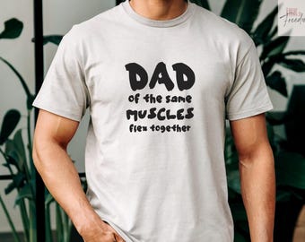 T-shirt papa de sport | Cadeau de fête des pères pour les papas haltérophiles