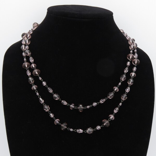 Dusty rose necklace clearance