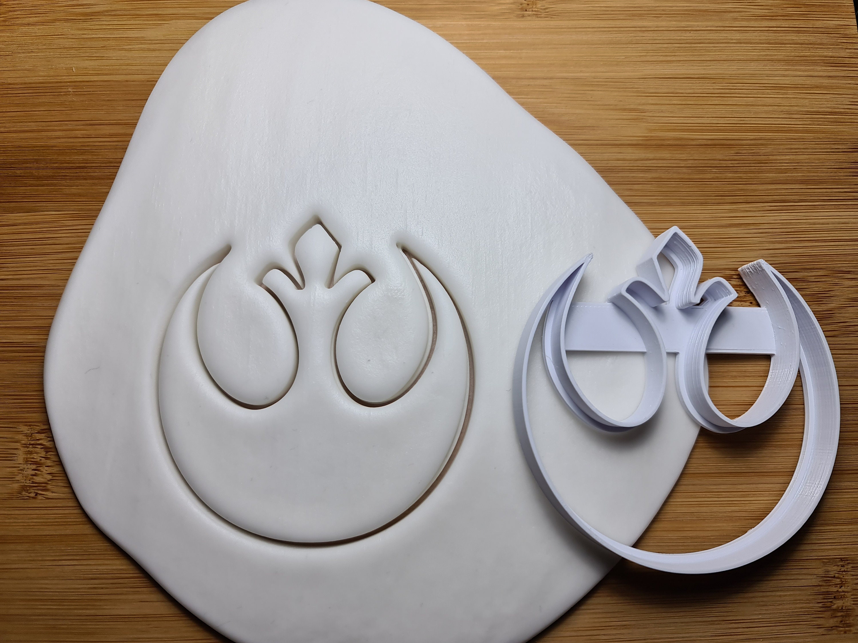 Rebellion Symbol Star Wars Cookie Cutter Dough Biscuit Fondant Etsy