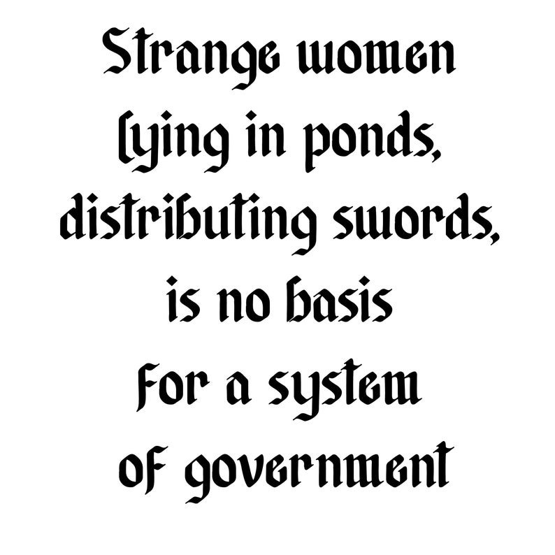 Monty Python Strange Women Text Cut File SVG PNG for Cricut | Etsy