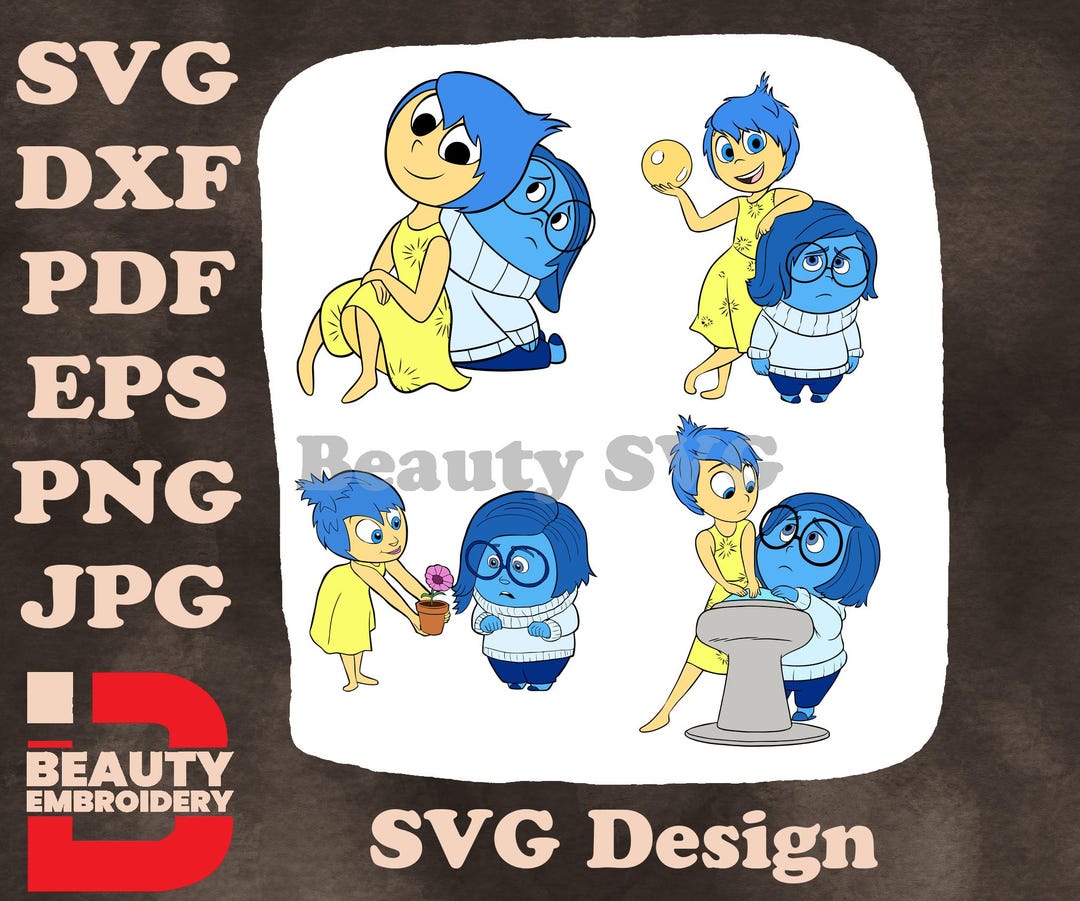 4 Separate Designs - Disney_pixar_inside_out_joy_and_sadness_emotion ...