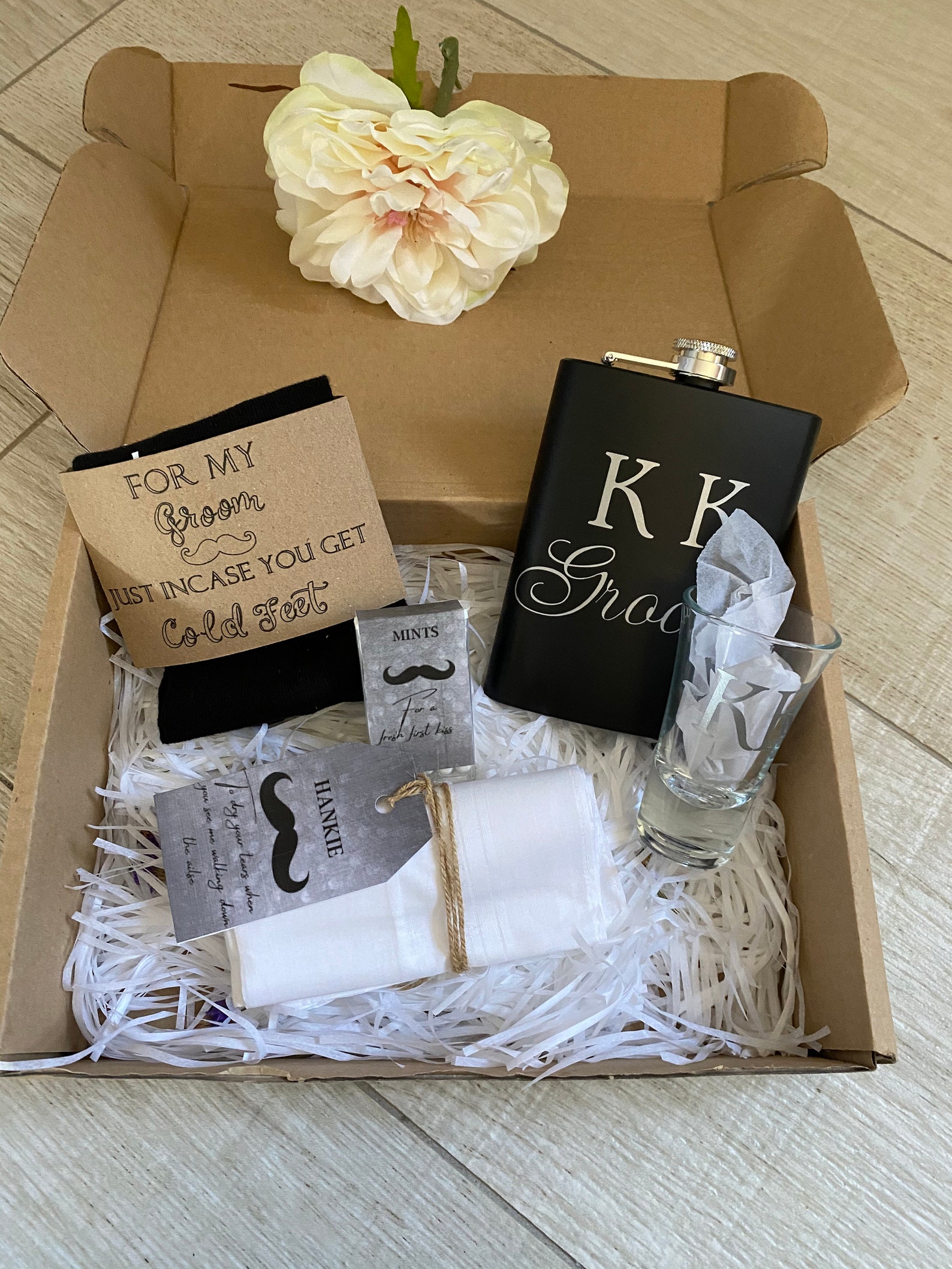 Personalised Groom Gift Box pre filled Etsy