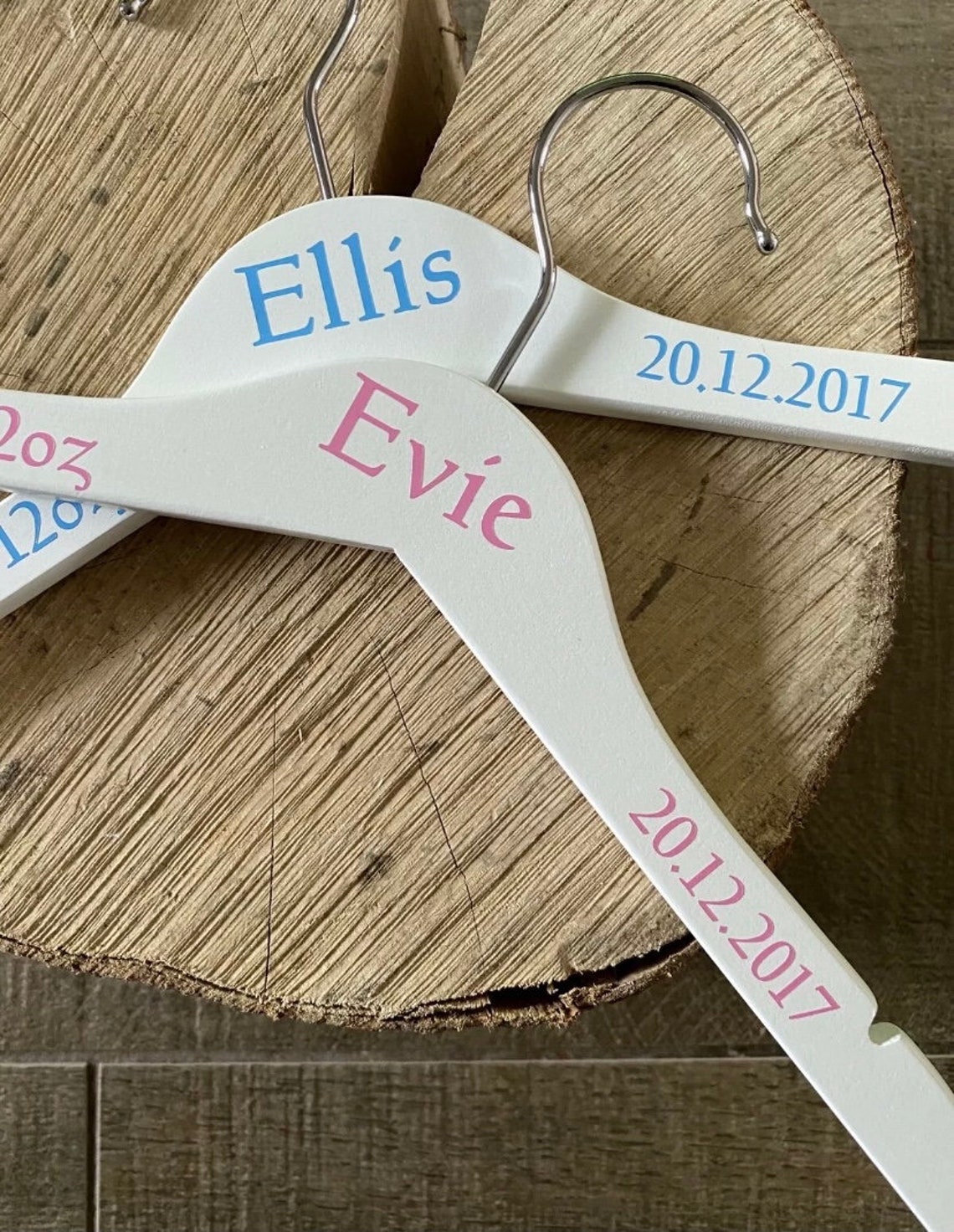 Personalised Baby/ Child CoatHanger New Baby/ Christening Etsy