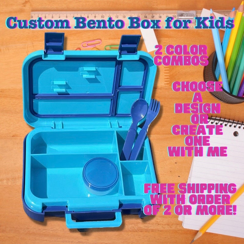 Kids Lunch Box - Etsy