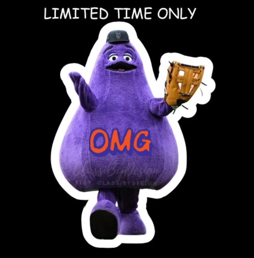 その他 studio24 complex fever grimace premium BOGO OMG Grimace Sticker, Vinyl, Laminated, Water-resistant, Long