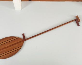 Leather Paddle Display Hanger, Canoe Row Hook, Wall Hanging Strap, Horizontal Oar Hanger Bracket, Oars Decor, Oar Locks, Wall Hook Organizer