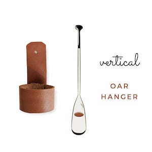 Leather Vertical Paddle Display Hanger, Canoe Row Hook, Wall Hanging Strap, Oar Hanger Bracket, Oars Decor, Wall Hook Storage, Organizer