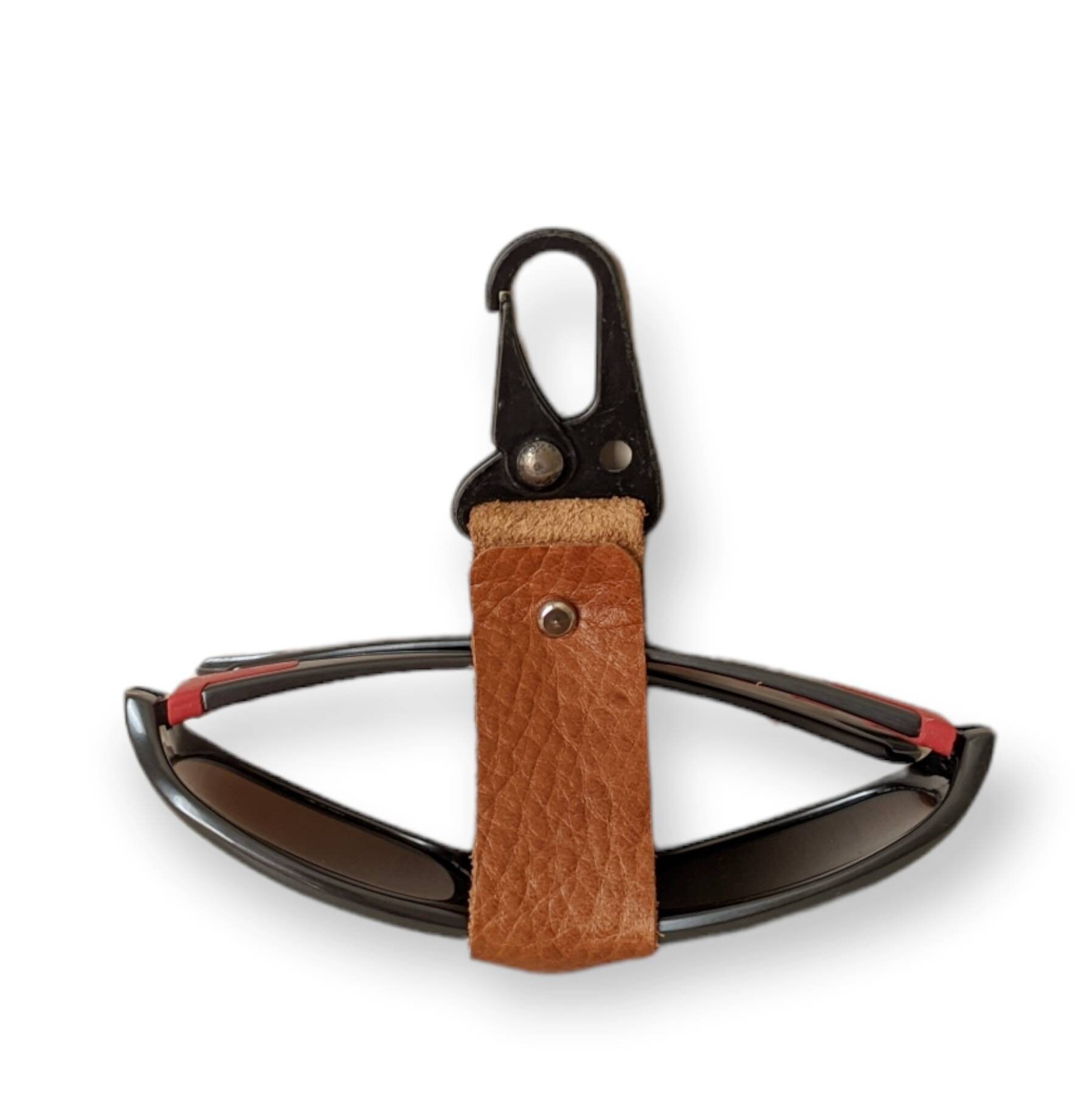 Leather Glasses Belt Holder Strap Reading Glasses Case Eye Etsy