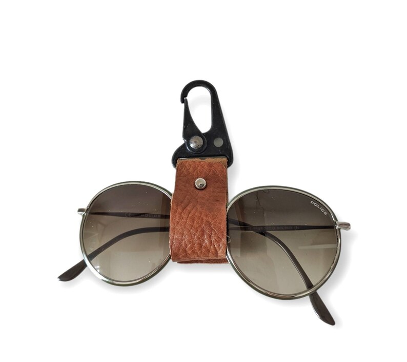 Leather Glasses Belt Holder Strap Reading Glasses Case Eye Etsy
