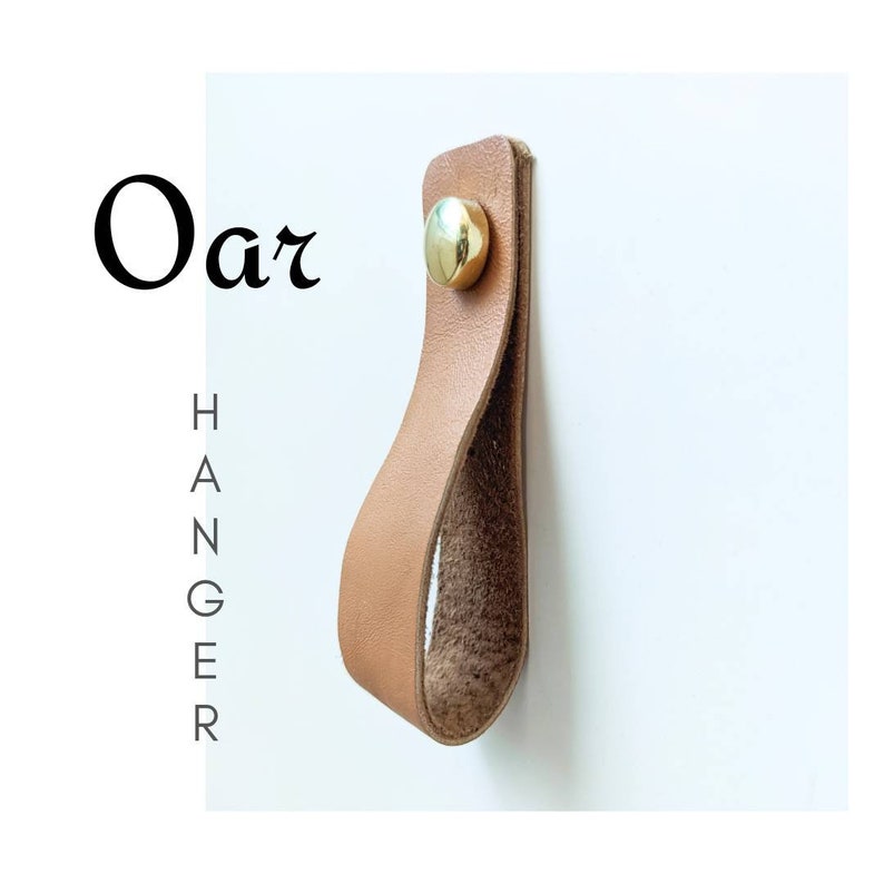 Leather Paddle Display Hanger Canoe Row Hook Wall Hanging Etsy