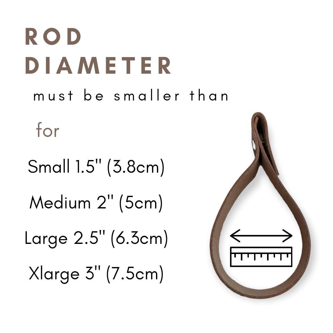 Leather Fishing Rod Holder, Rack, Pole Organizer, Fishing Decor, Fishing Pole Wall Mount, Tackle Storage, Rod Hanger, Wall Hanging Strap