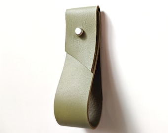 Leather Fishing Rod Holder, Rack, Pole Organizer, Fishing Decor, Fishing Pole Wall Mount, Tackle Storage, Rod Hanger, Wall Hanging Strap