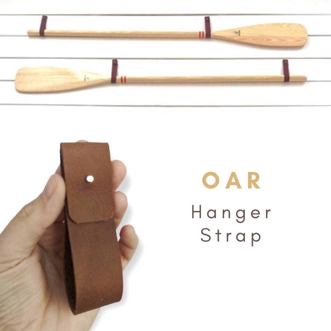 Leather Wall Strap, Curtain Rod Holder, Oar Hanger, Wood Rod Bracket ...
