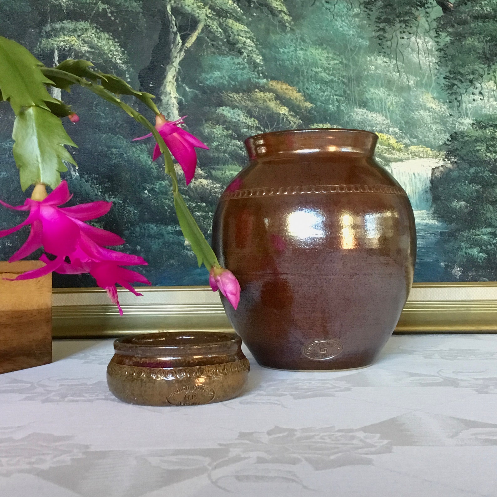 Vintage Bendigo pottery. Vintage pots. Kitchen decor. Etsy