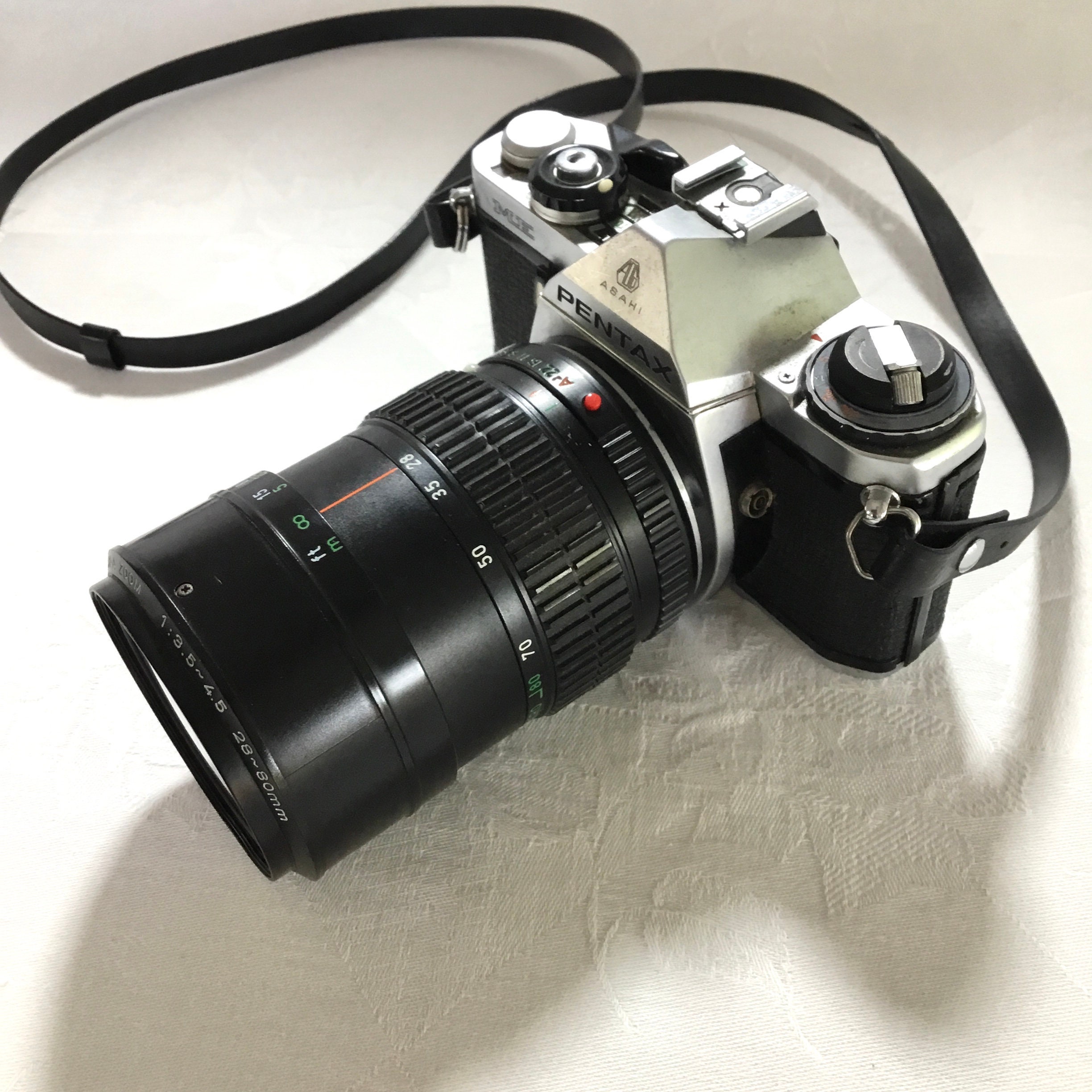 Vintage Pentax camera. 28mm80mm lens. Etsy