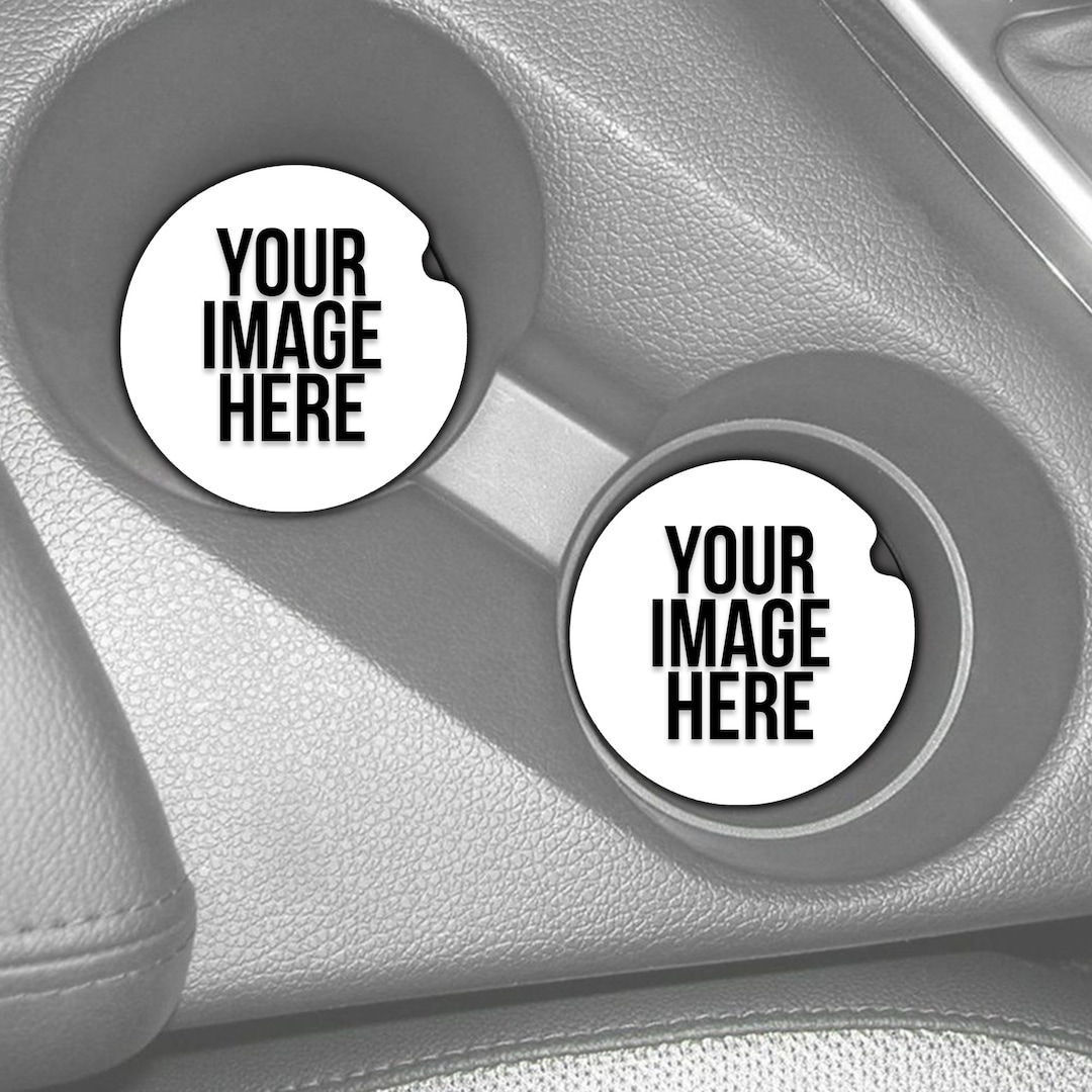 Custom // Personalized Car Coasters Etsy
