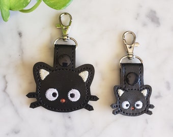 Black Cat - Keychain, Snap Tab, Dangle, Flair,