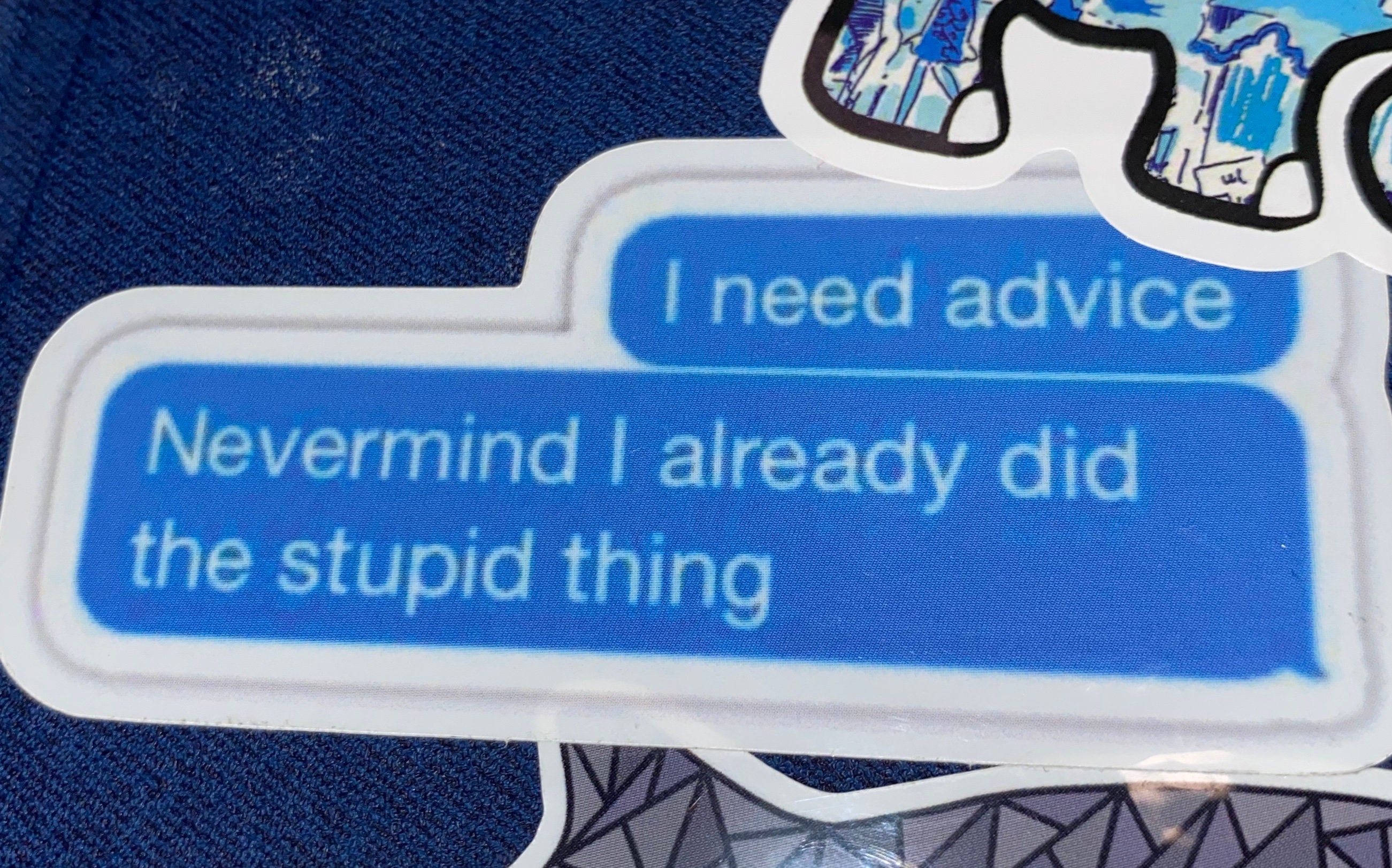 Text Message Sticker Etsy