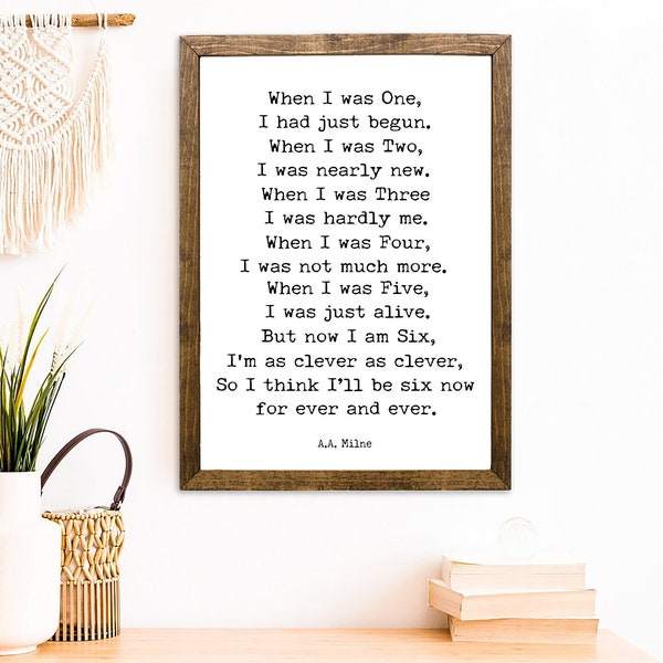 A a Milne Quote Etsy