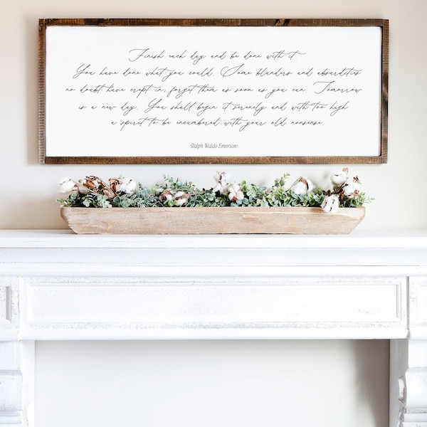 Write it on your heart | Farmhouse Sign Quote | Wood Frame | Book Page | Inspirational Living Room Sign Decor