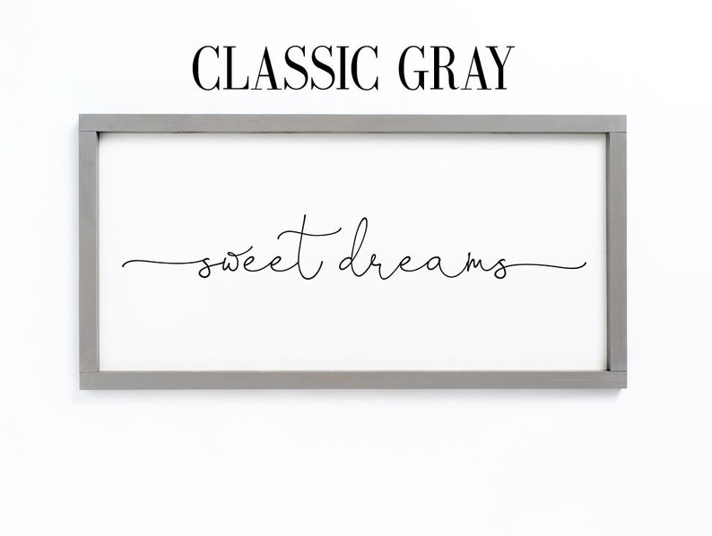 Sweet Dreams Bedroom Signs Above Bed Decor Wood Signs Etsy