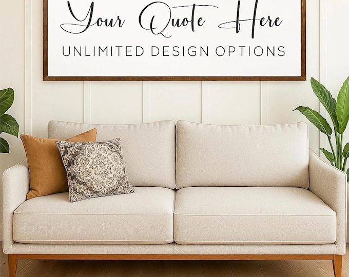 Custom Quote Wooden Sign – Personalized Wall Decor – Unlimited Design Options