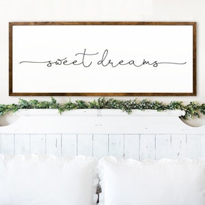 Sweet Dreams, bedroom wooden sign