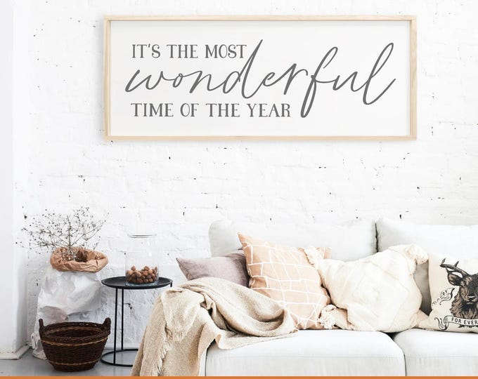 Christmas Wooden Sign, Holiday Wall Decor