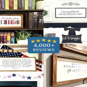 Custom Quote Wooden Sign – Personalized Wall Art Decor image 3