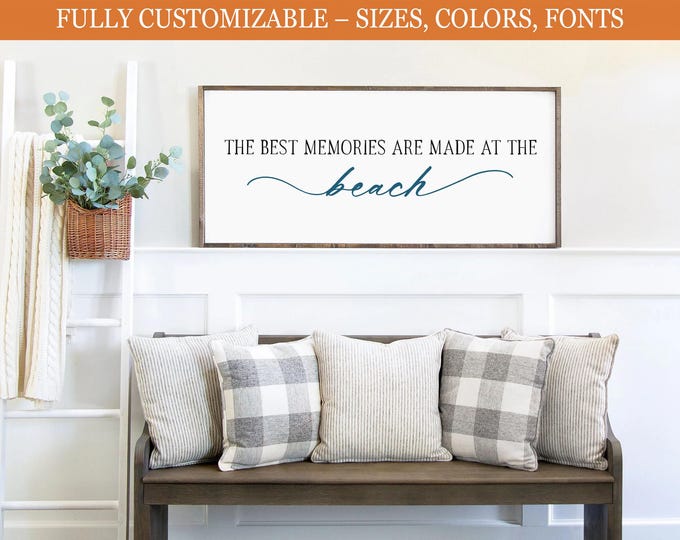 Beach House Sign | The best memories are made at the beach |