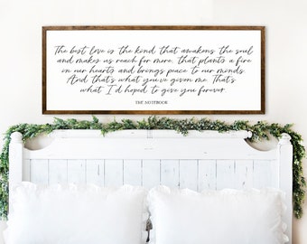 Bedroom Decor - Bedroom Wall Art - Above Bed Decor - Wall Decor - Signs Above Bed - Wood Signs - Bedroom Wall Decor Over The Bed - Farmhouse