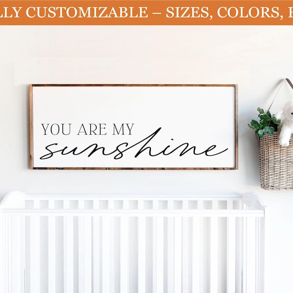 You Are My Sunshine Wood Sign - Etsy