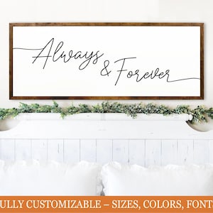 Always & Forever, romantic bedroom decor