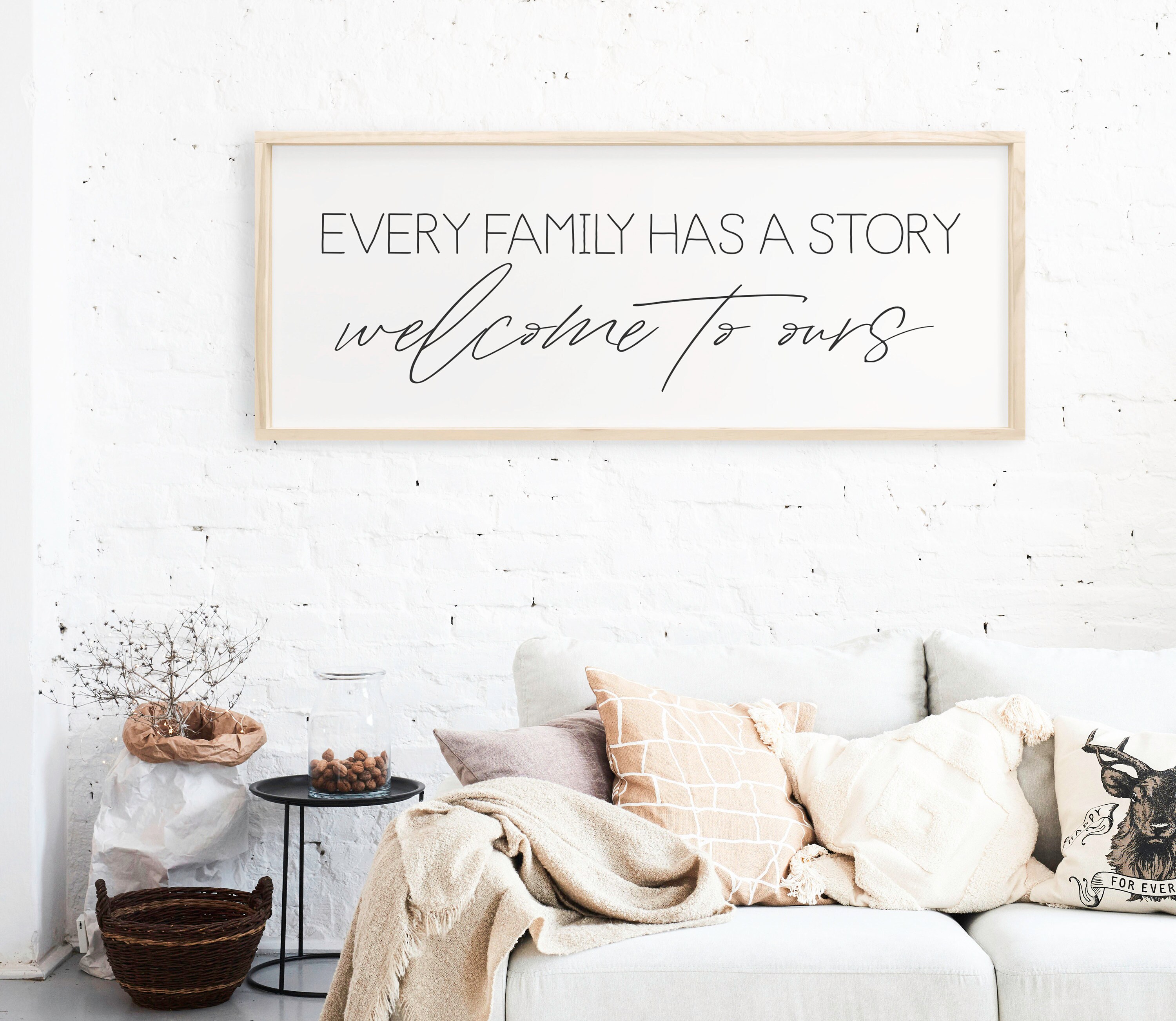 Family Sign Wood Signs for Home Decor Every Family Has A - Etsy