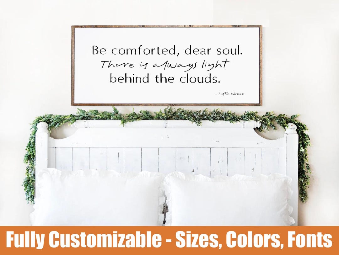 Be Comforted Dear Soul, Uplifting Wooden Sign - Etsy