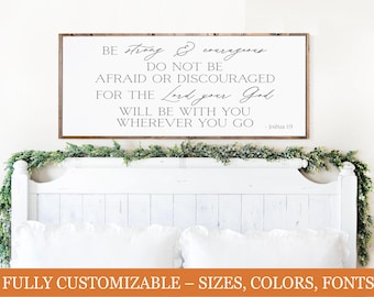 They Will Soar on Wings, Christian farmhouse sign