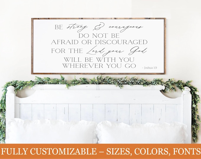 They Will Soar on Wings, Christian farmhouse sign