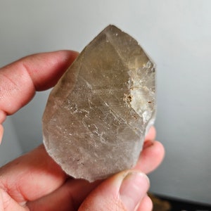 Smoky Quartz crystal rough gemstone from Brazil unpolished mineral specimen