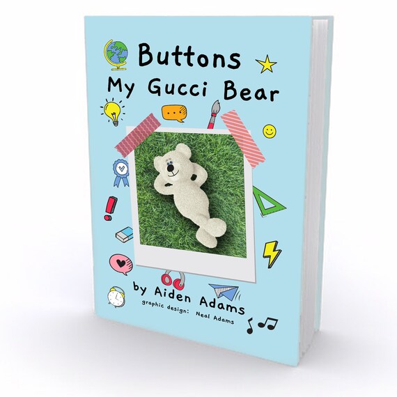 Buttons My Gucci Bear