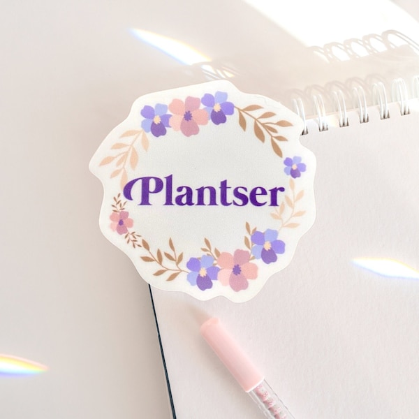 Plantser Sticker/ Writing Sticker/ Writer Sticker/ Author Sticker/ Nanowrimo Sticker