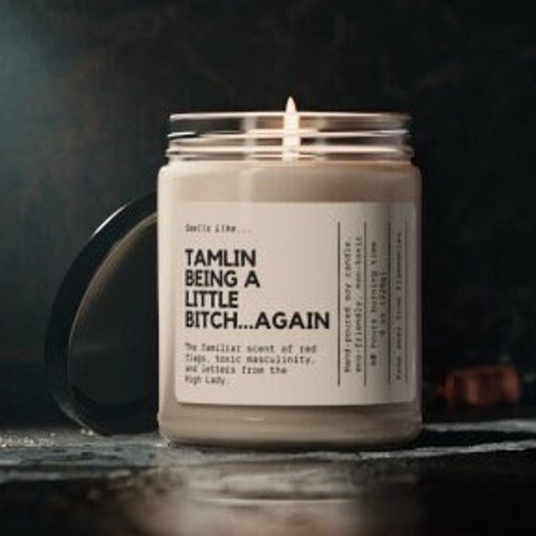 Tamlin ist eine kleine Zicke Kerze / ACOTAR Geschenk / Lustige Kerze für Bücherwürmer / ACTOAR / Tamlins Tränen / Bücherwurm Geschenk / Lesergeschenk / SJM
