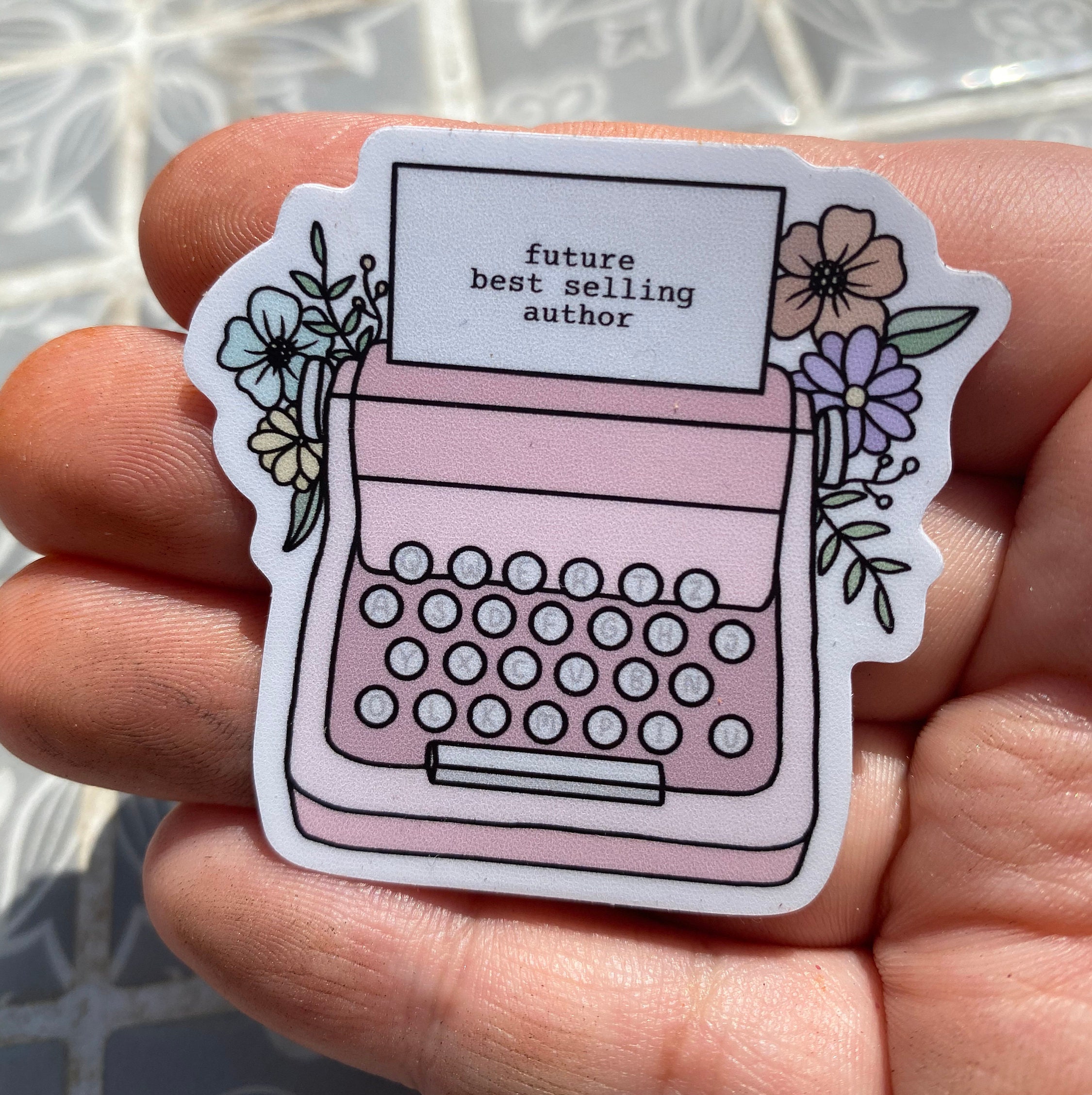 Future Best Selling Author Sticker/ Writing Sticker/ Writer | Etsy