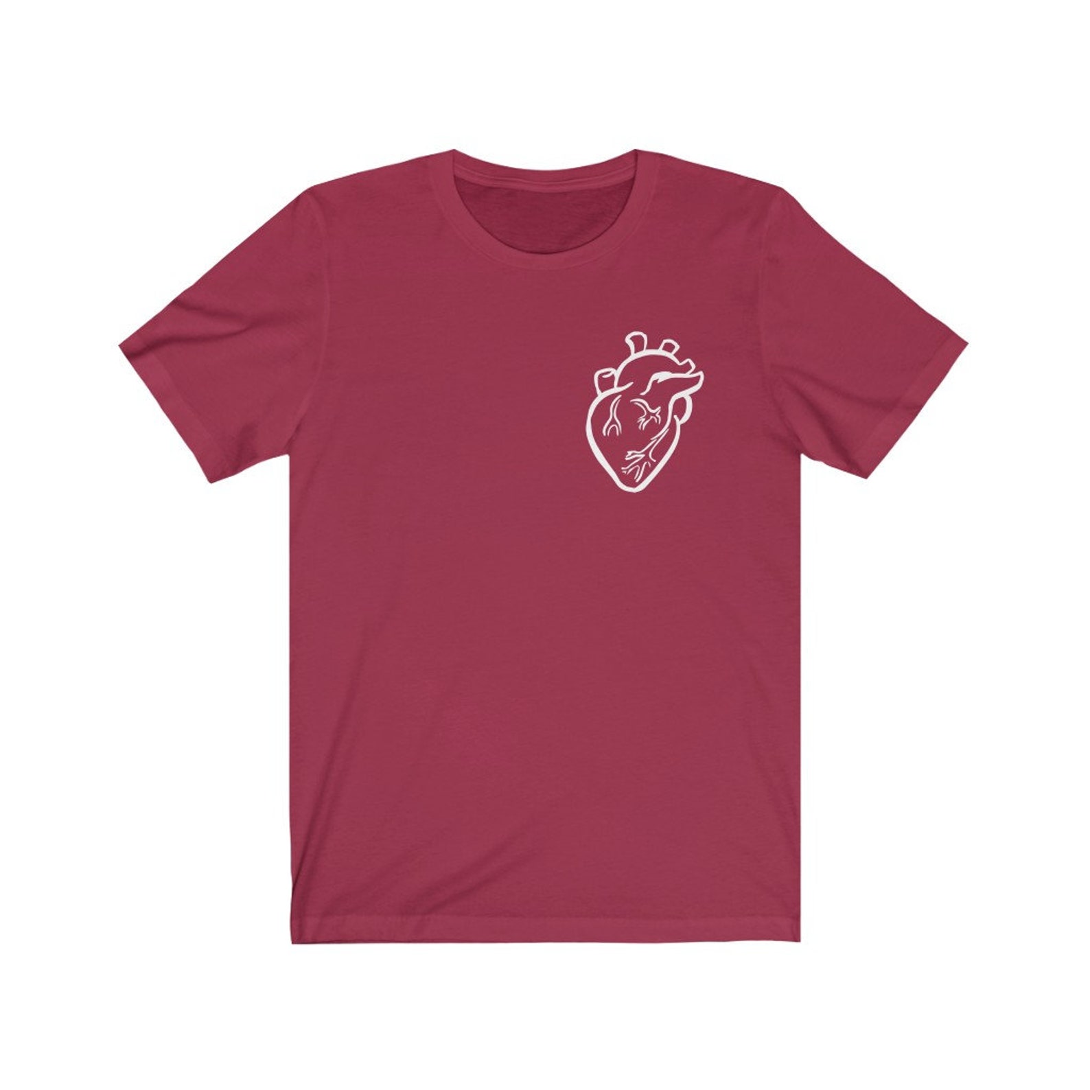 Heart On Your Chest Unisex TShirt Etsy