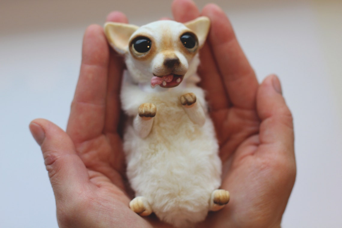 Chihuahua dog Realistic Chihuahua toy Handmade Plush Etsy